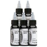 ETERNAL ETERNAL - 5 RANGE GRAY WASH SET – TINTAS | Reyes Tattoo Supply