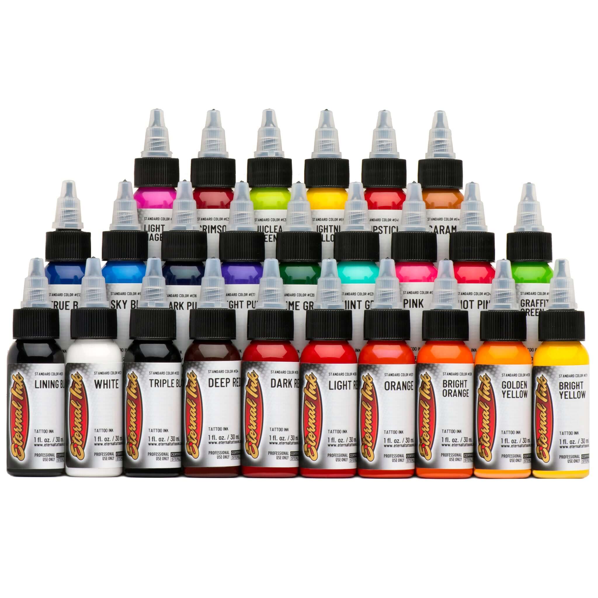 ETERNAL Eternal - TOP 25 FULL SET – TINTAS | Reyes Tattoo Supply