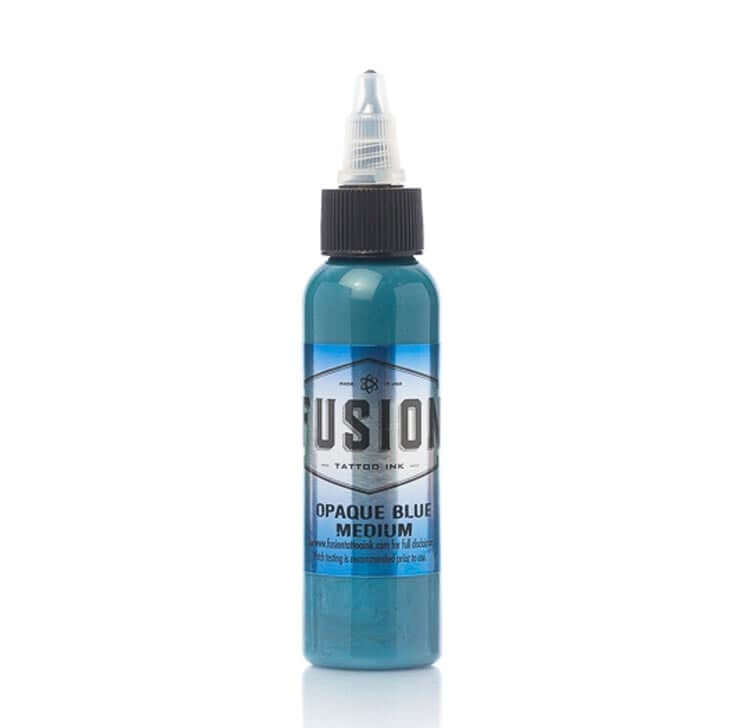 FUSION MEDIUM - OPAQUE BLUE – TINTAS | Reyes Tattoo Supply