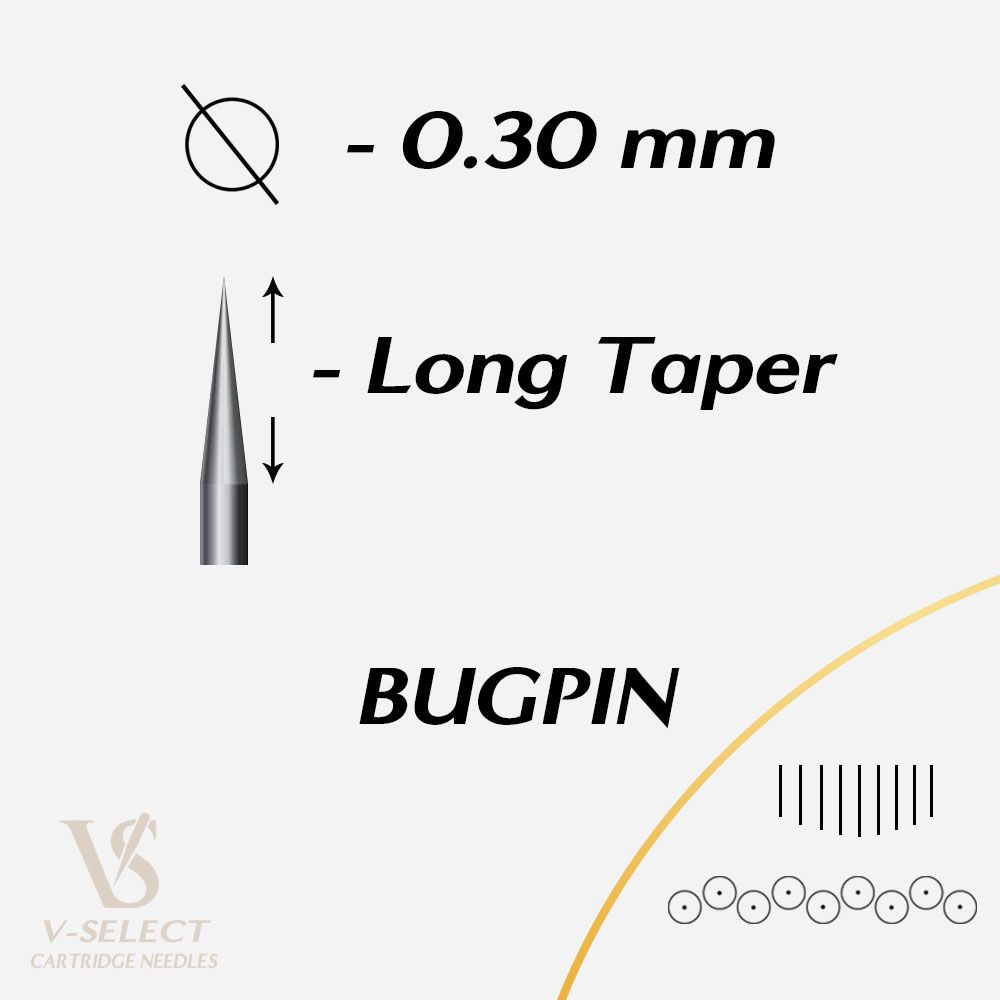 EZ EZ CARTUCHOS V-SYSTEM BUGPIN CURVA MAGNUM – CARTUCHOS | Reyes Tattoo Supply