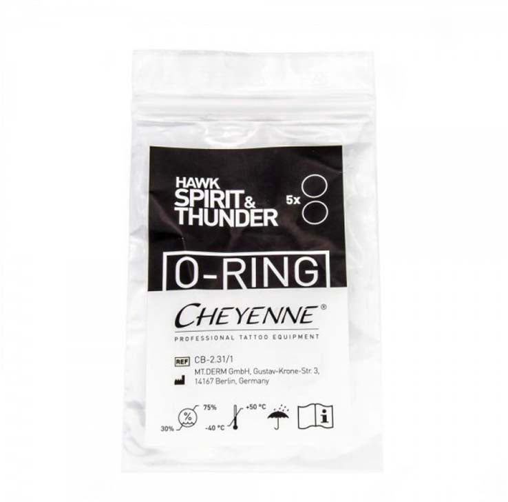CHEYENNE O-RING SET - HAWK THUNDER & SPIRIT - CHEYENNE – REFACCIONES | Reyes Tattoo Supply