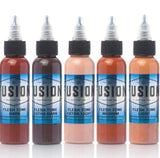 FUSION FLESH TONE SET – TINTAS | Reyes Tattoo Supply