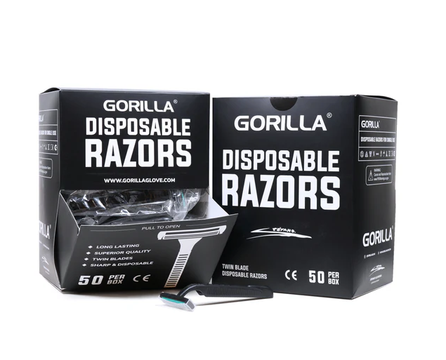 CAM SUPPLY RASTRILLOS GORILLA 50CT – EQUIPO MÉDICO | Reyes Tattoo Supply