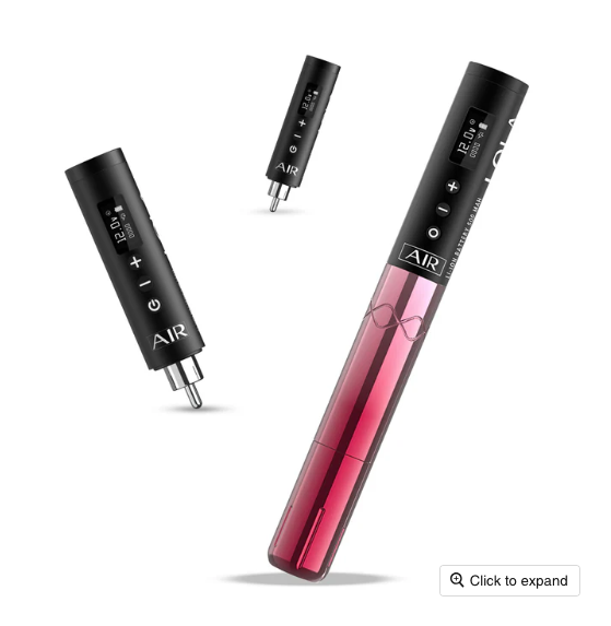 EZ LOLA AIR NEGRO Y ROSA – MAQUINA | Reyes Tattoo Supply