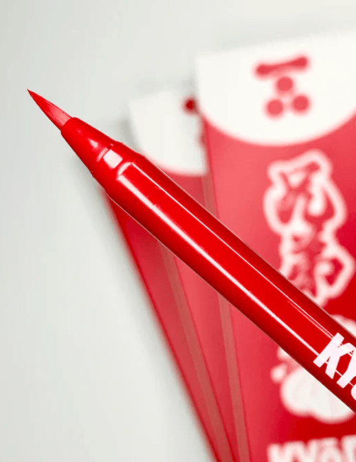 kyodai marcador rojo stencil tattoo
