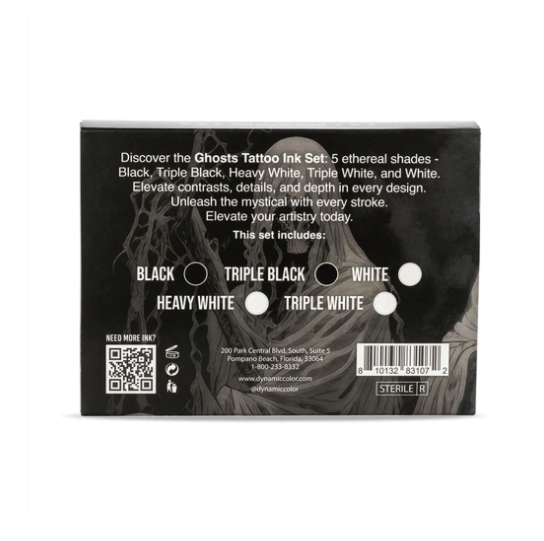 DYNAMIC DYNAMIC INK - INK GHOST SET [1oz] – TINTAS | Reyes Tattoo Supply