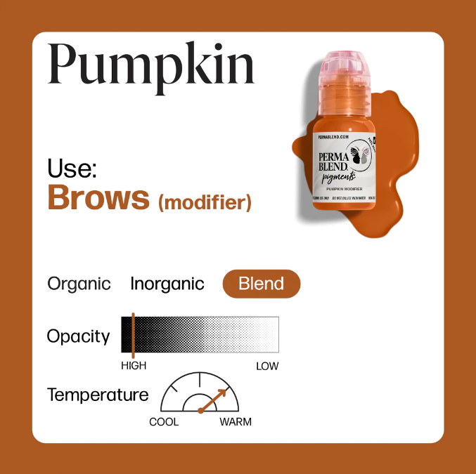 PERMABLEND PUMPKIN MODIFICADOR – TINTAS | Reyes Tattoo Supply