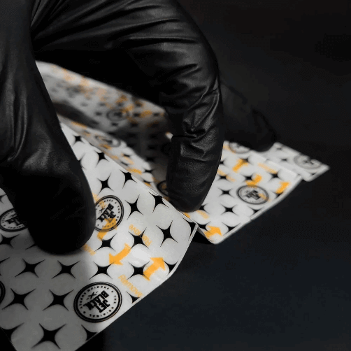 TATSOUL JET BLACK DERM FILM 6"X8 – AFTERCARE | Reyes Tattoo Supply