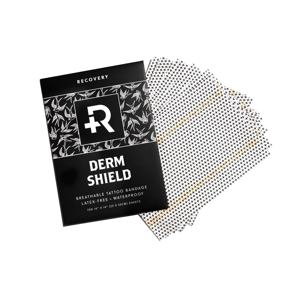 RECOVERY DERM SHIELD PARCHES - Reyes Tattoo Supply Skin Care RECOVERY