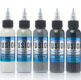 FUSION OPAQUE GRAY SET – TINTAS | Reyes Tattoo Supply