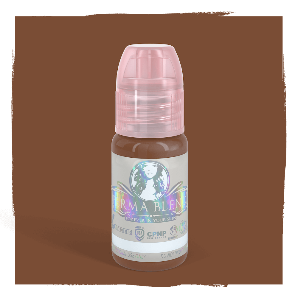 PERMABLEND BROWN DERMIS – TINTAS | Reyes Tattoo Supply