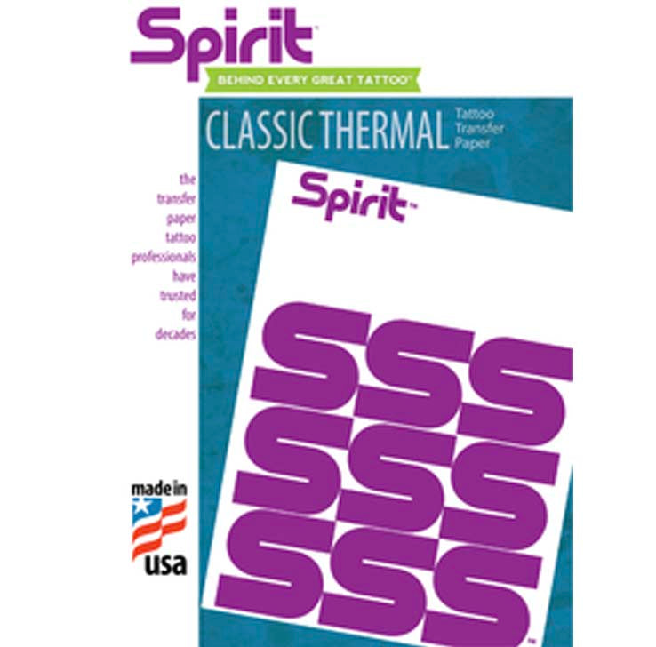 SPIRIT SPIRIT 8x11 THERMAL – STENCIL | Reyes Tattoo Supply