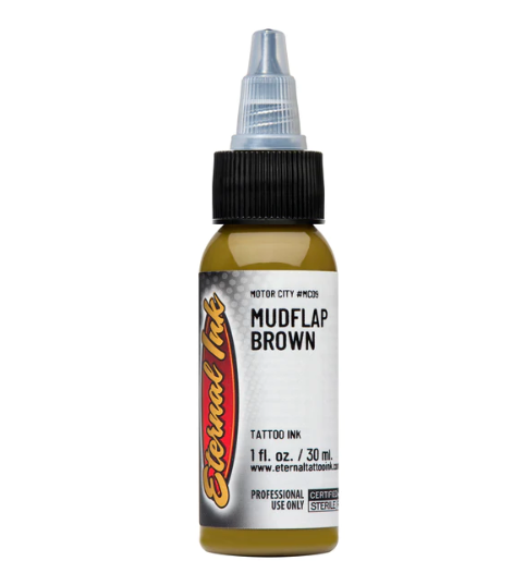 ETERNAL MUDFLAP BROWN - MOTOR CITY – TINTAS | Reyes Tattoo Supply