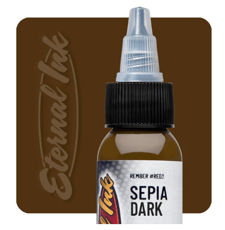 ETERNAL SEPIA DARK - REMBER SIGNATURE – TINTAS | Reyes Tattoo Supply