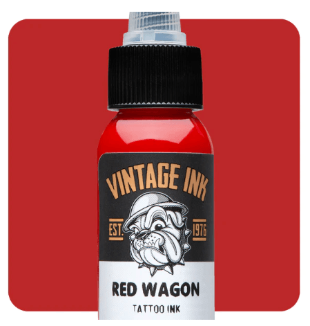 ETERNAL RED WAGON - VINTAGE INK – TINTAS | Reyes Tattoo Supply