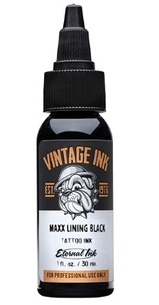 ETERNAL MAXX LINING BLACK - VINTAGE INK – TINTAS | Reyes Tattoo Supply