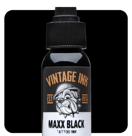 ETERNAL MAXX BLACK - VINTAGE INK – TINTAS | Reyes Tattoo Supply