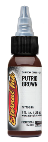 ETERNAL PUTRID BROWN - ZOMBIE – TINTAS | Reyes Tattoo Supply