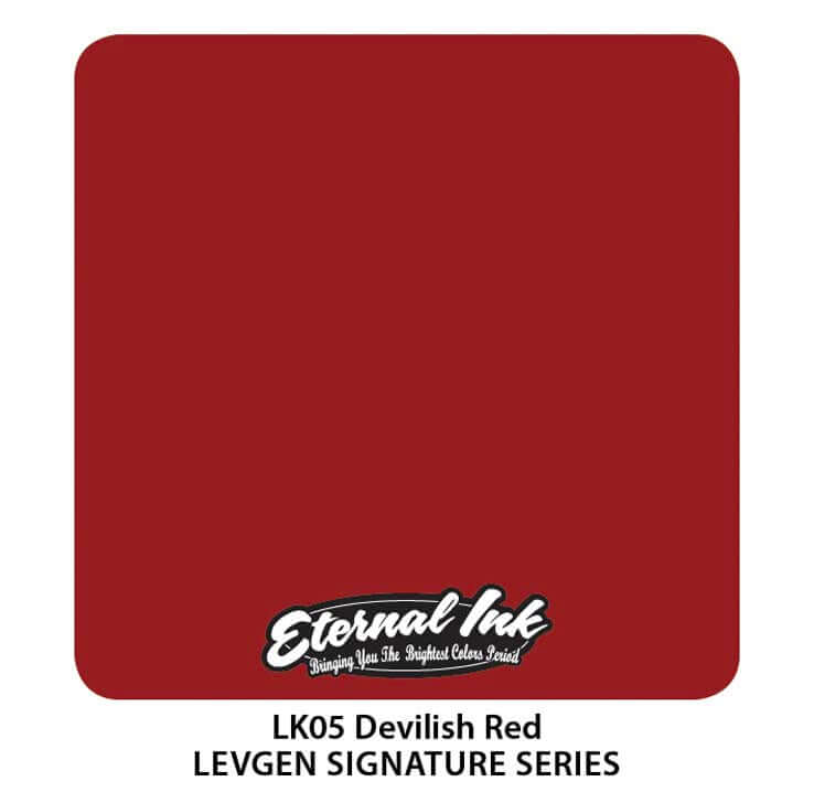 ETERNAL DEVILISH RED - LEVGEN SERIES INDIVIDUAL – TINTAS | Reyes Tattoo Supply