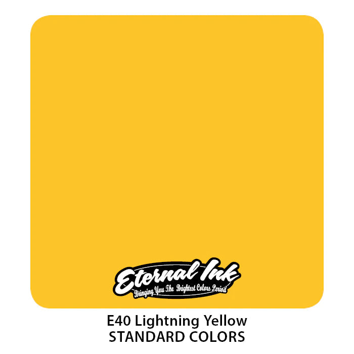 ETERNAL Eternal - LIGHTNING YELLOW – TINTAS | Reyes Tattoo Supply