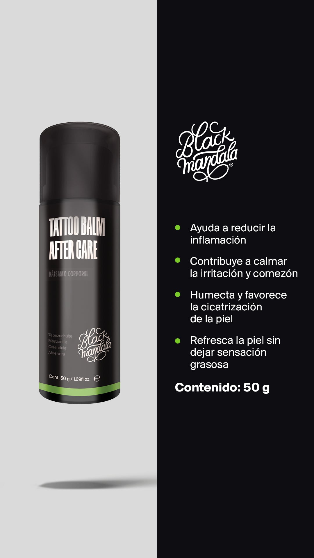 BLACK MANDALA TATTOO BALM AFTERCARE - BLACK MANDALA – AFTERCARE | Reyes Tattoo Supply