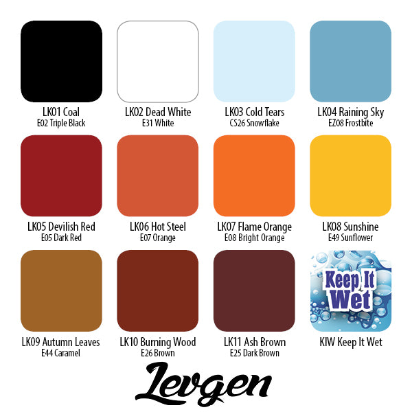 ETERNAL LEVGEN SERIES SET – TINTAS | Reyes Tattoo Supply