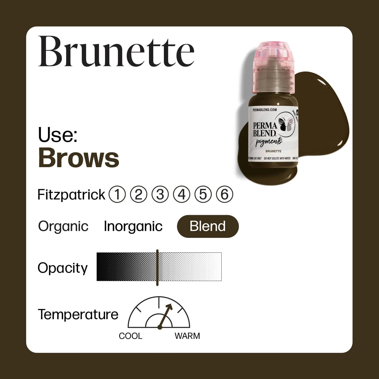 PERMABLEND BRUNETTE – TINTAS | Reyes Tattoo Supply