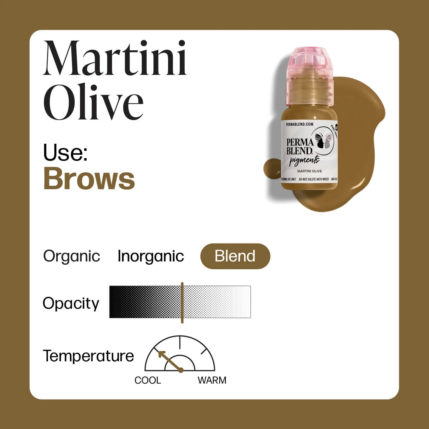 PERMABLEND MARTINI OLIVE – TINTAS | Reyes Tattoo Supply