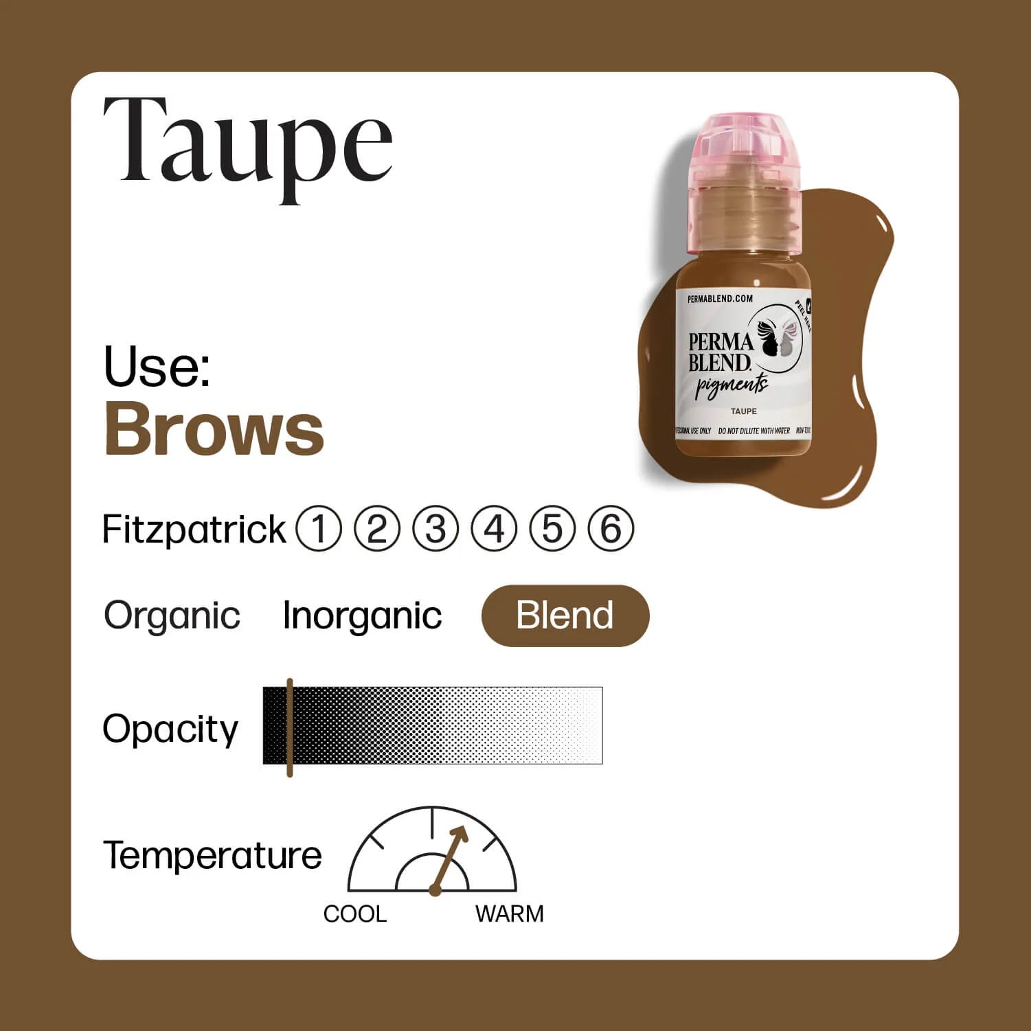 PERMABLEND TAUPE – TINTAS | Reyes Tattoo Supply
