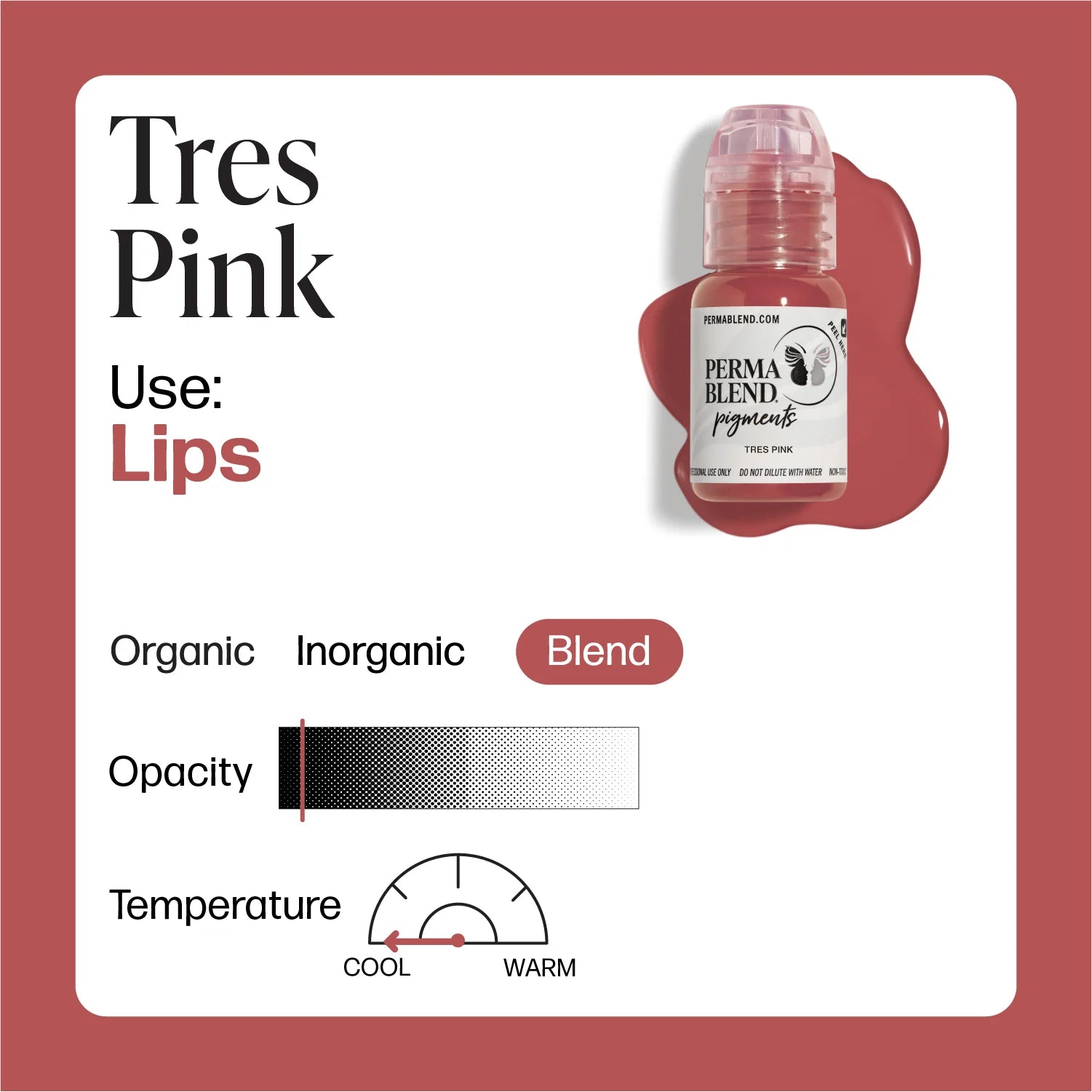 PERMABLEND TRES PINK – TINTAS | Reyes Tattoo Supply