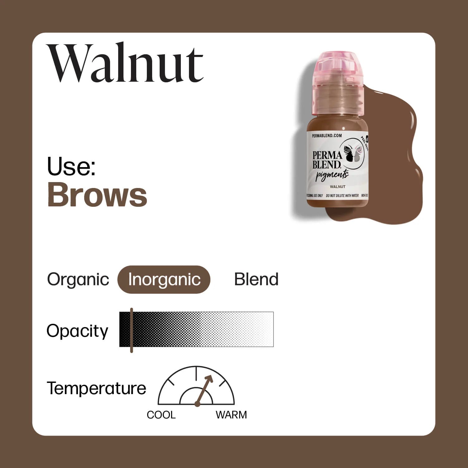 PERMABLEND WALNUT – TINTAS | Reyes Tattoo Supply