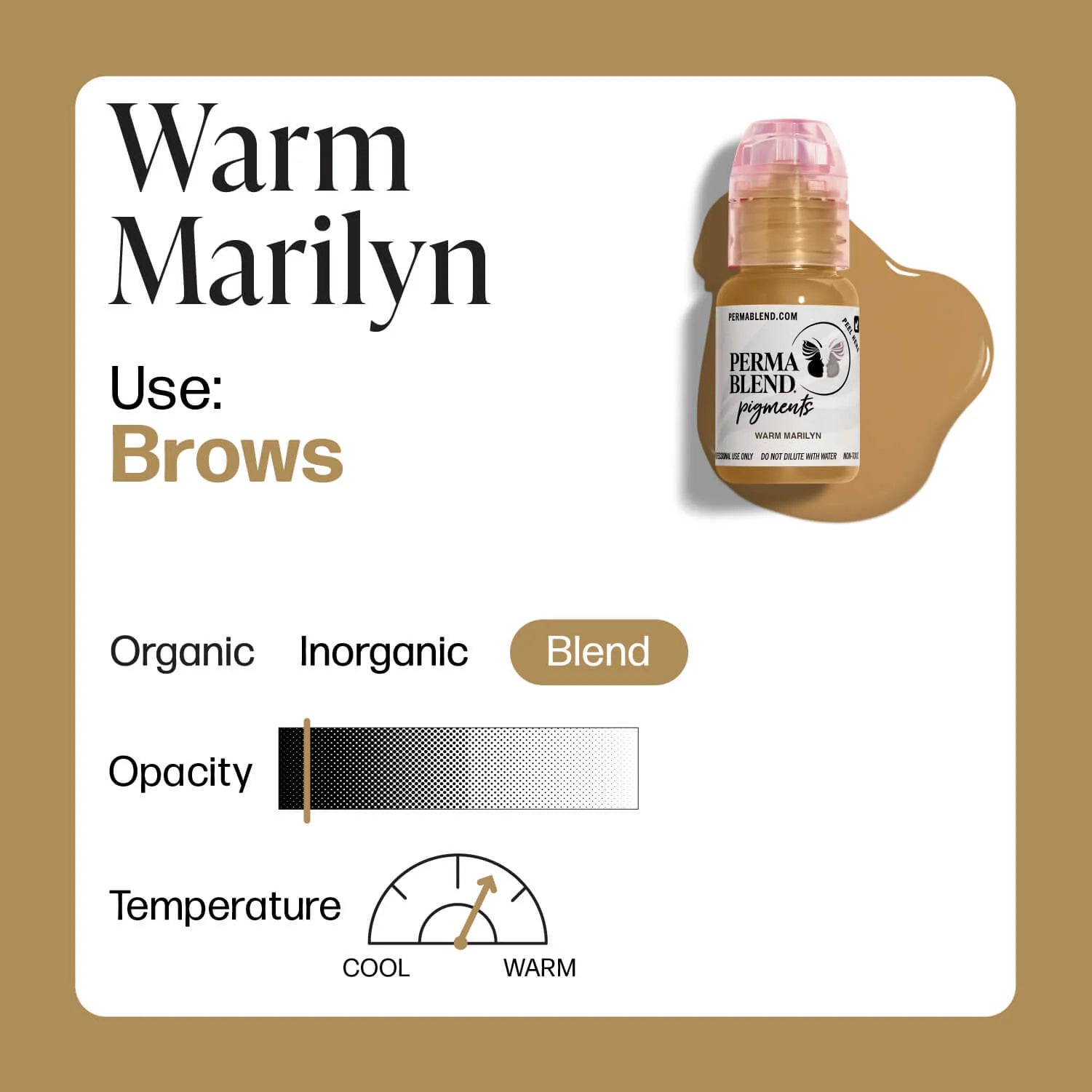 PERMABLEND WARM MARILYN – TINTAS | Reyes Tattoo Supply