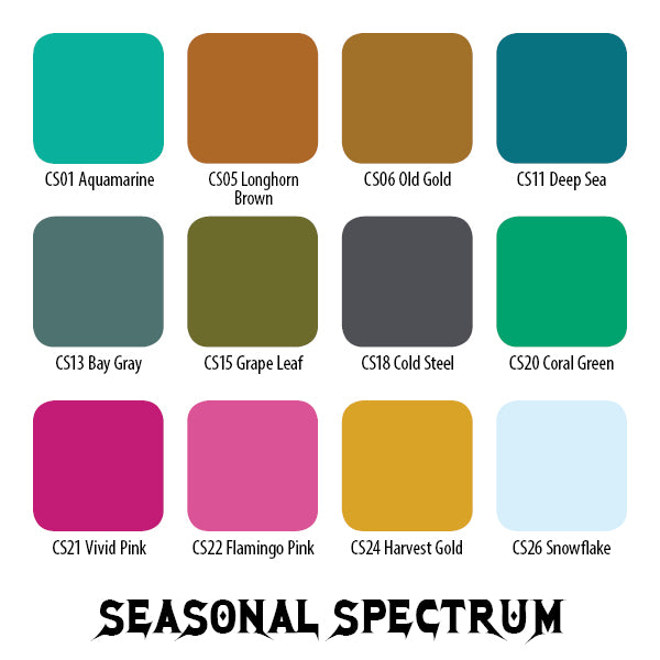ETERNAL SEASONAL SPECTRUM SET – TINTAS | Reyes Tattoo Supply