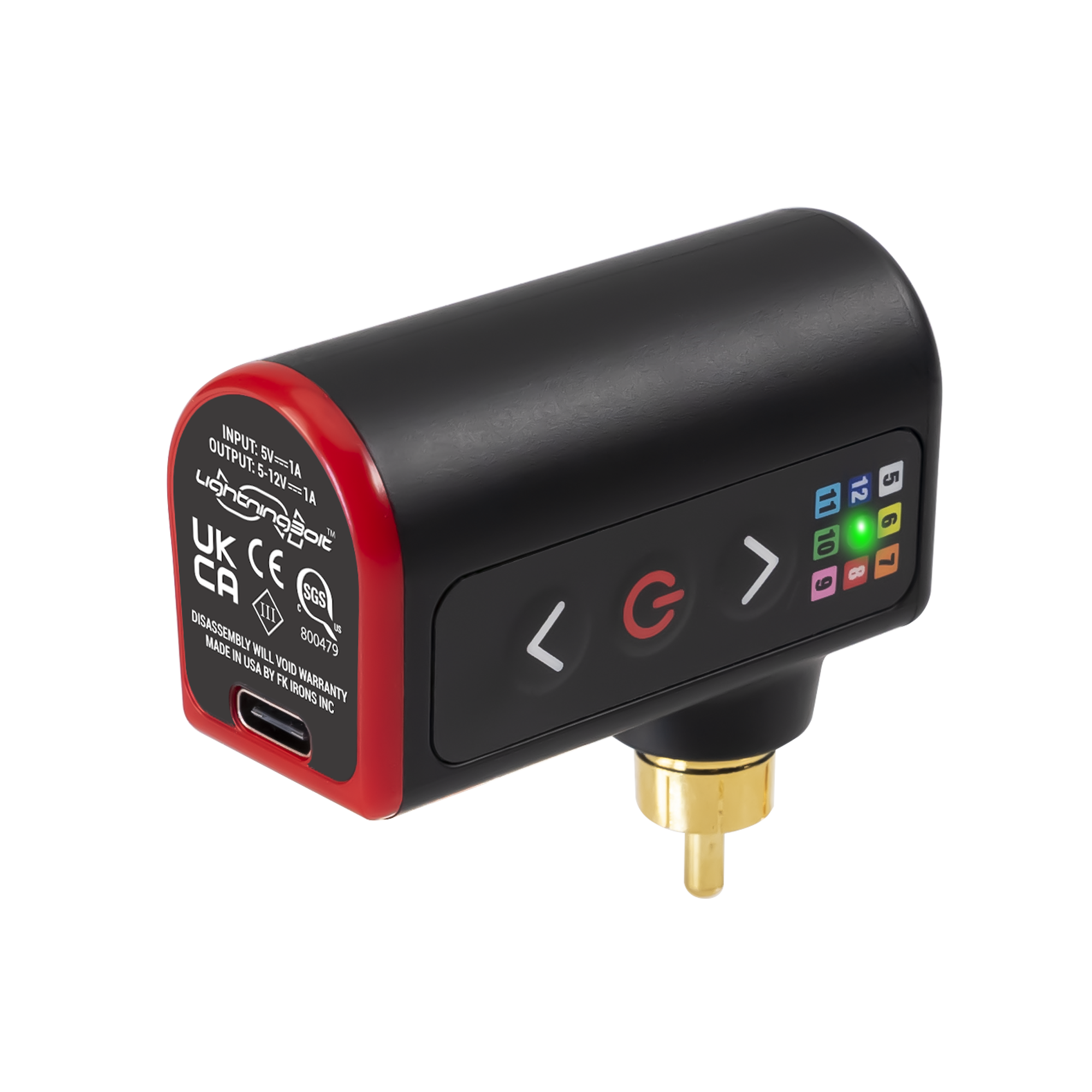 FKIRONS FK IRONS LIGHTNING BOLT FUENTE INALAMBRICA UNIVERSAL – FUENTES DE PODER | Reyes Tattoo Supply