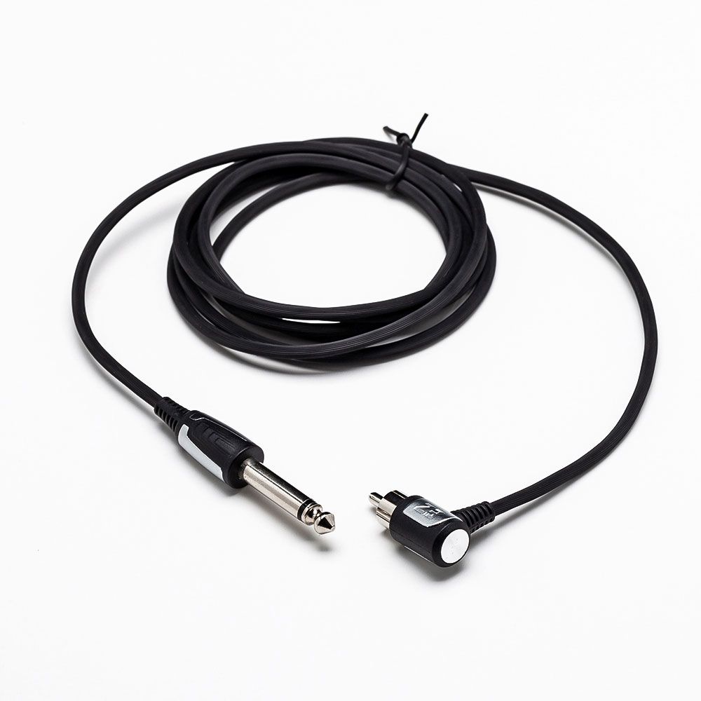 EZ EZ CABLE RCA 90° NEGRO – CABLES | Reyes Tattoo Supply