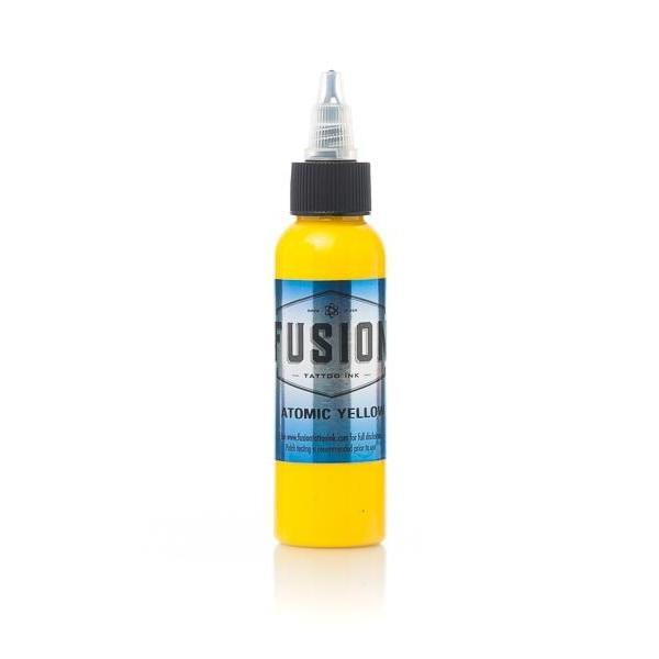 FUSION ATOMIC YELLOW – TINTAS | Reyes Tattoo Supply